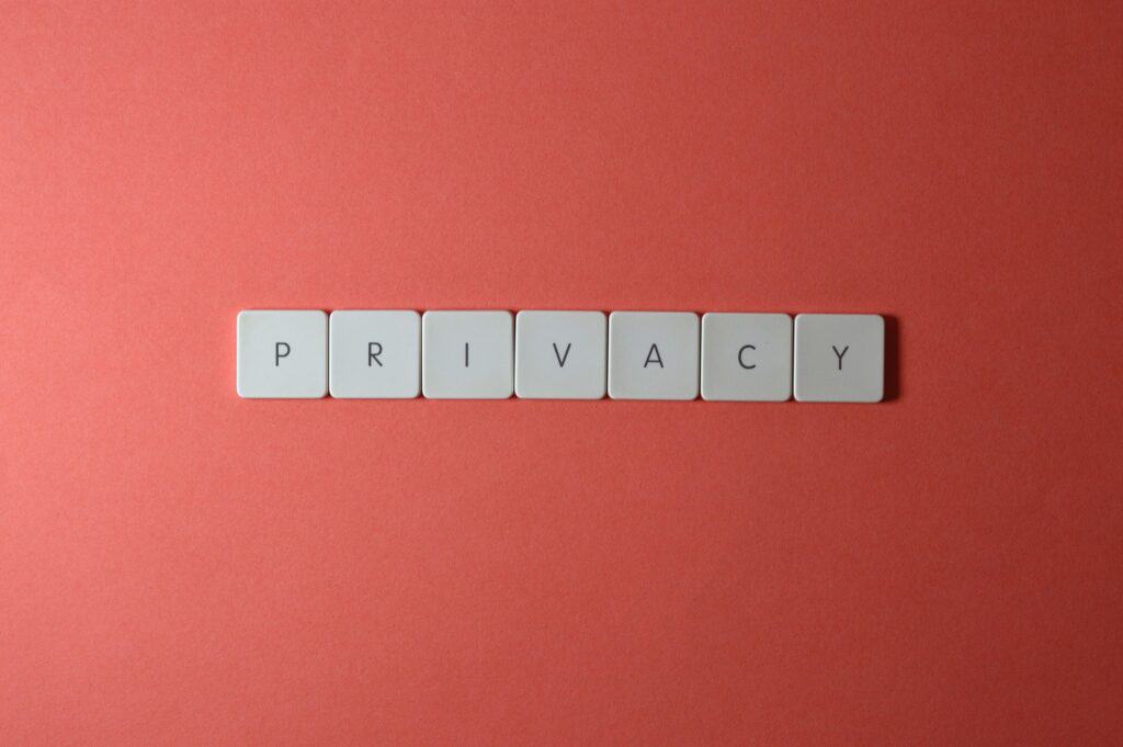 Privacy - Scrabble Tiles 