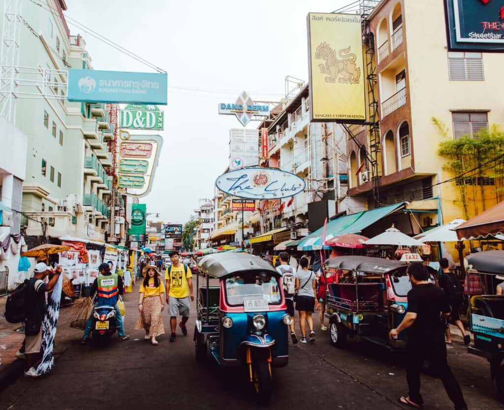 Travel Safety Tips - Busy Street in South Asia