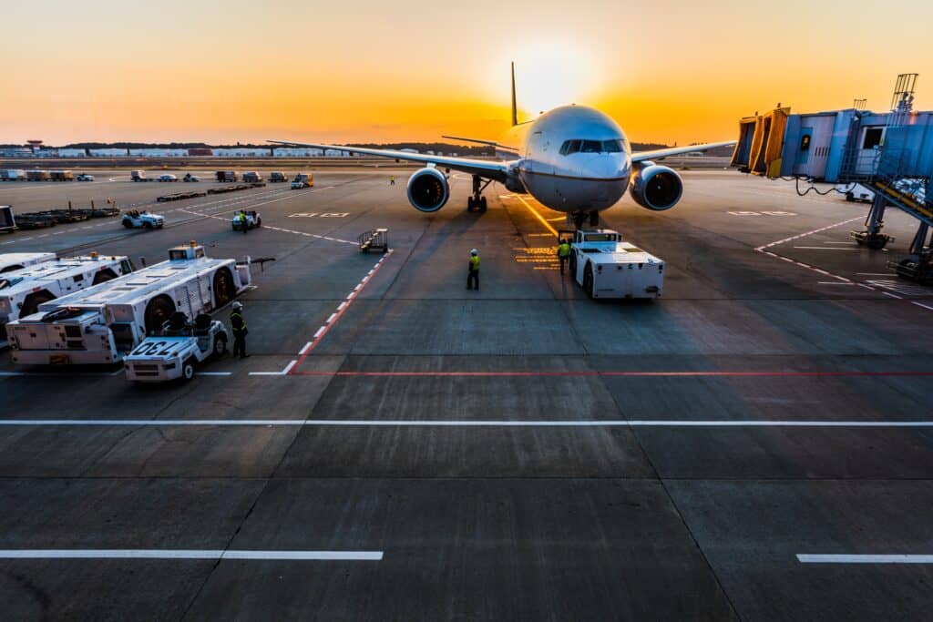 Plane At Gate - Loading