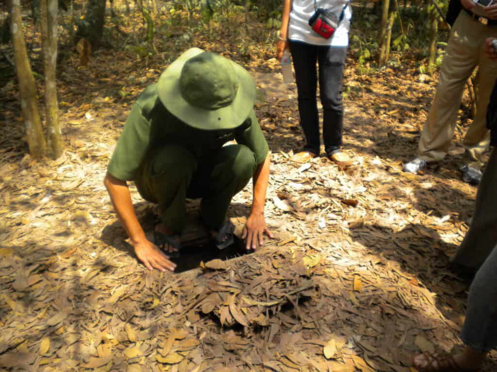 Chu Chi Tunnels - Hidden Entrance