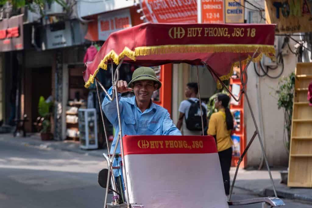 Hanoi - Rickshaw Ride