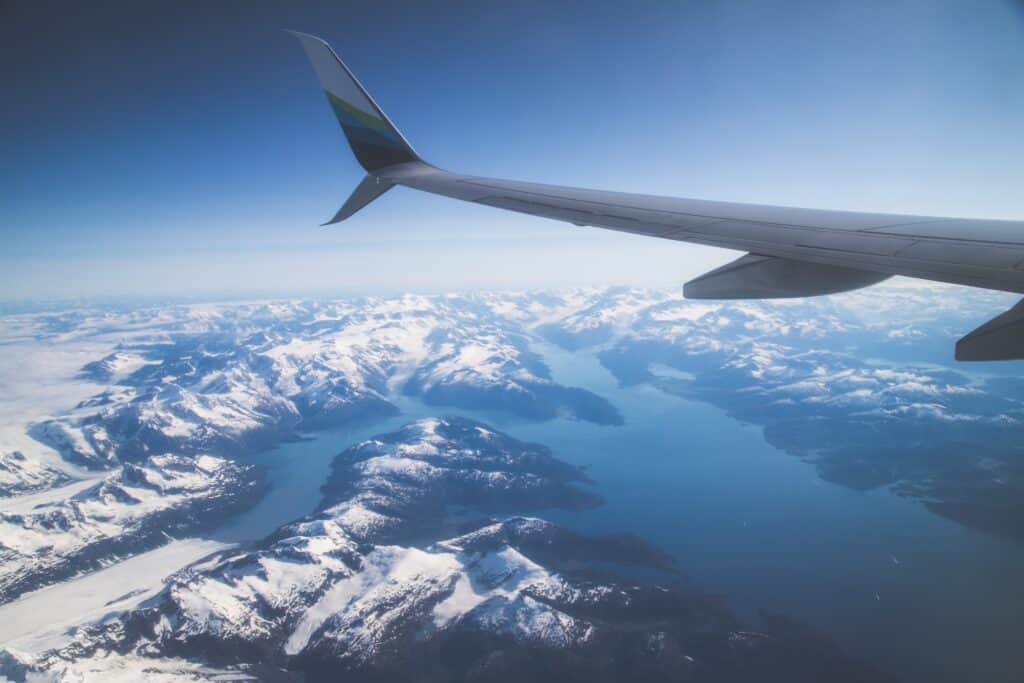 View From An Airplane Window - Best Products For Jet Lag Post