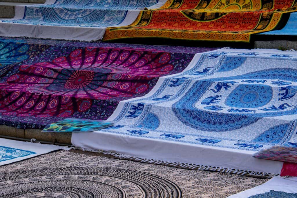 Textiles such as floor mats and rugs make great souvenir to buy