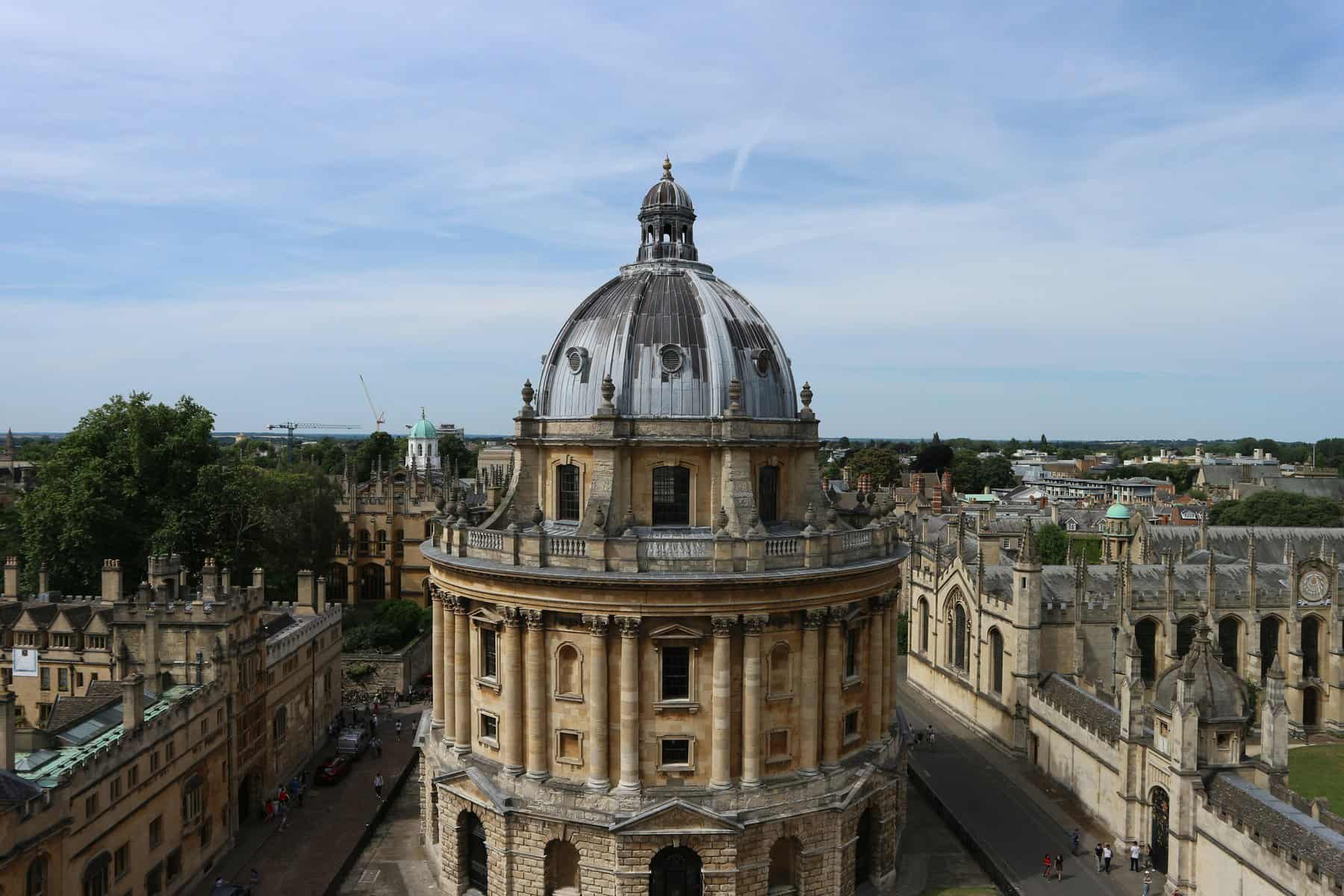 Oxford - The Radcliffe Camera Building; highlights of guided tours