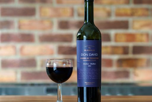 A bottle of Malbec wine