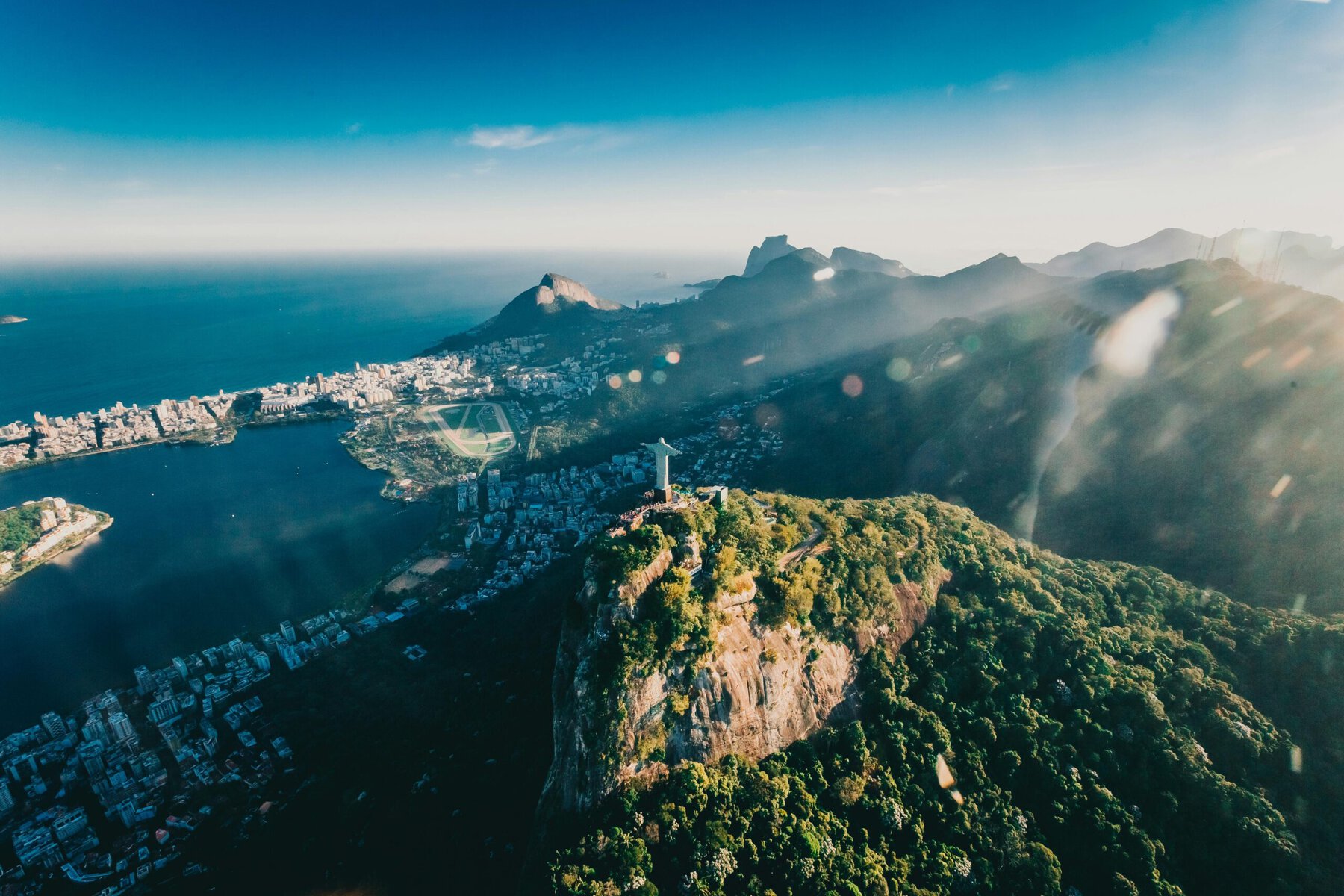 Helicopter Tour over Christ the Redeemer