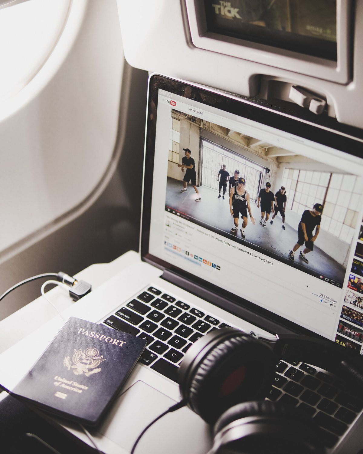 Choose a window seat if you plan to work during your flight
